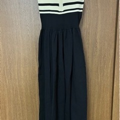 【新品未使用】モノトーンニットワンピ