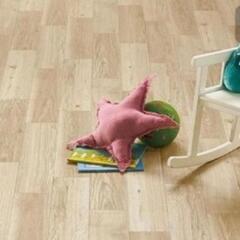 ナチュラル系　クッションフロアシート　簡単DIY