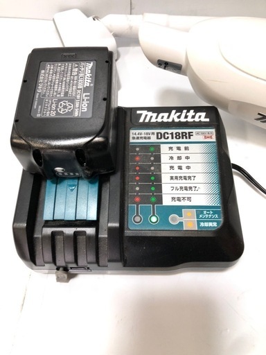 北海道旭川市発直接引渡し大歓迎　MAKITA マキタ 掃除機 CL181FD 充電式クリーナー 18V 充電器 DC18RF 中古 通電動作OK
