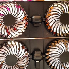 モニタースタンド クールファン付きの画像