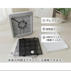 3/30まで！アイリスオーヤマ　空気清浄機 14畳 PMAC-100-Sの画像