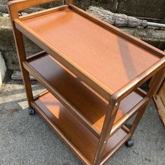 🌟文章お読みください🌟A-1049🤩 キャスター付きキッチンワゴンの画像