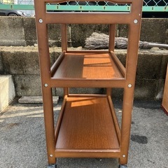 🌟文章お読みください🌟A-1049🤩 キャスター付きキッチンワゴンの画像