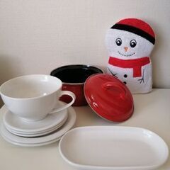 キッチン用品（鍋・皿・スープカップ・ミトンのセット）