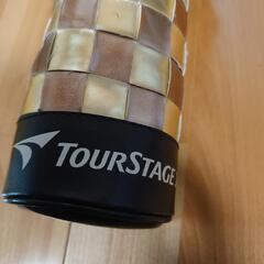 ゴルフ／TOURSTAGE／未使用／ボールケース／小物入れ／収納／吊り下げ／巾着の画像
