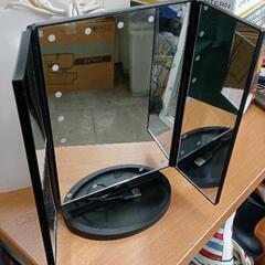0325-035 LED照明付き三面鏡