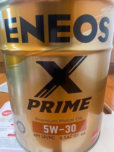 新品未開封エネオスX PRIME 5-30 20L缶