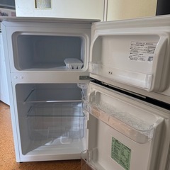 【伊那市引き取り限定】2ドア冷凍冷蔵庫の画像
