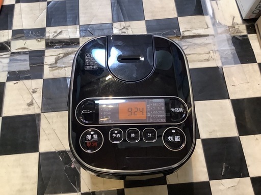 【リサイクルサービス八光】2022年製　アイリスオーヤマ 炊飯器 マイコン式 5.5合 極厚銅釜  ブラック  RC-MA50AZ-B