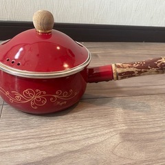 IH対応 可愛い蓋付き片手鍋
