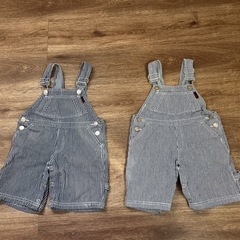 双子⭐︎美品　　90サロペット