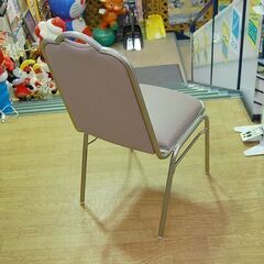 大量入荷!! スタッキングチェア 幅46×奥48×高89cm 薄い小豆色系 椅子 いす イス ダイニングチェア 店舗 お店  まとめて購入大歓迎！  札幌市 清田区 平岡の画像