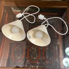 ペンダントライト2点