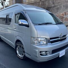 車検8年12月迄　ハイエース　キャンピングカー　2段ベッド