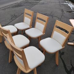 ６人掛け　ダイニングセット　テーブル　椅子６脚の画像