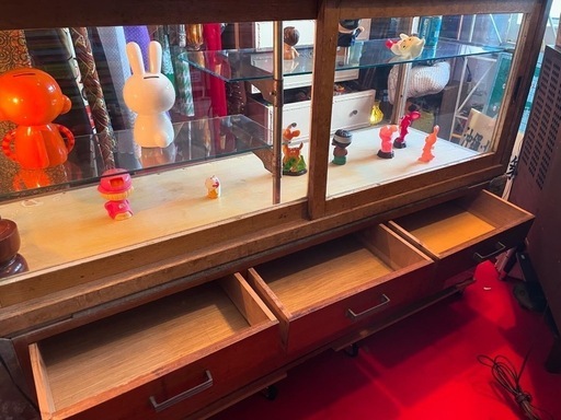 沖縄本島限定！昭和レトロたばこガラスショーケース 沖縄本島限定！昭和レトロたばこガラスショーケース