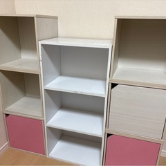 収納、カラーボックス