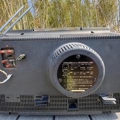 　昭和レトロ　ブラウン管　HITACHI　CR-312　テレビ 動作不明☆ジャンクの画像