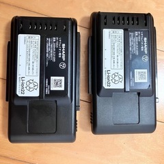 シャープ　コードレス掃除機　リチウムイオン電池　バッテリーの画像