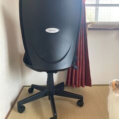 黒い机椅子　 無料です！の画像