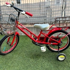 自転車　16インチ　補助輪付き