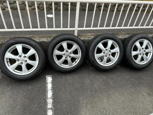 エスティマ ハイブリッド 純正ホイール タイヤ AHR20W トヨタエスティマ純正アルミホイール付きタイヤ エスティマ