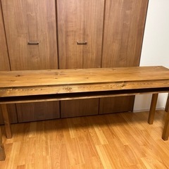 収納棚付き長机