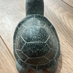 カメ　石の置物の画像