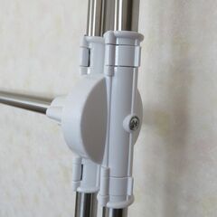 コメリホームセンター　伸縮ⅹ型ステンレス室内物干し  取説有の画像