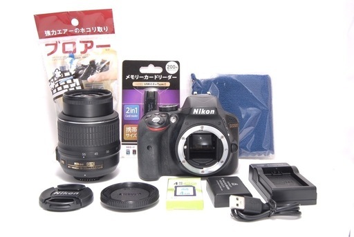 美品✨Nikon D3300 ダブルズームキット 初心者おすすめ スマホ転送 ❁初心者オススメ！❁Nikon ニコン D3300 ダブルズームキット スマホ