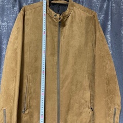 ブラウン スエードジャケットの画像