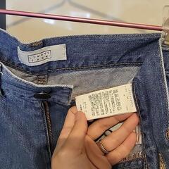 ローリーズファーム　ワイドデニムの画像