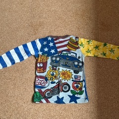 100ベビー服　長袖カットソーの画像