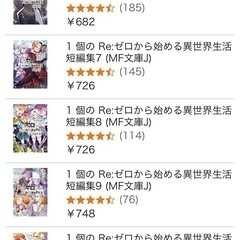 リゼロ★Re:ゼロから始める異世界生活 短編集 1-10巻＋劇場版悪意の合計11巻セットの画像