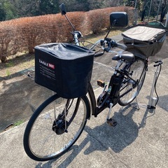 ブリヂストン電動自転車ラクット26インチ３段変速ラクッと乗り降り  