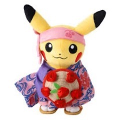 ぬいぐるみ 花笠まつりごっこピカチュウ ポケモンセンタートウホク