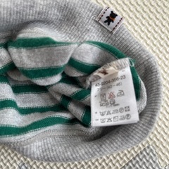 ベビーキャップ・ミキハウス42〜46サイズ美品の画像