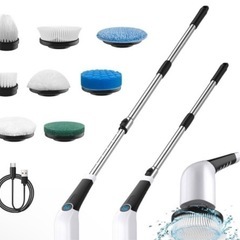電動お掃除ブラシ バスポリッシャー ターボプロ 充電式 長さ伸縮可能②