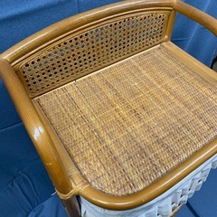 出張買取実施中★ラタン　藤　チェスト　ランドリーラックの画像