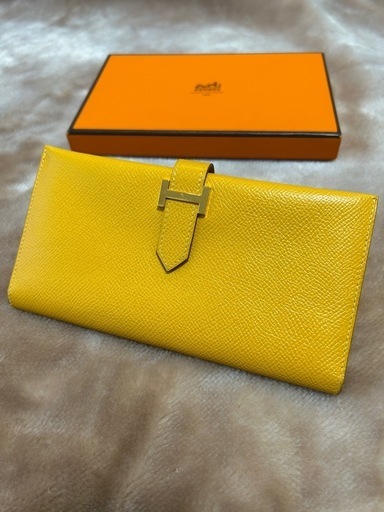 エルメスHERMÈSベアンクラシックロングウォレット二つ折り長財布さいふ サイフ