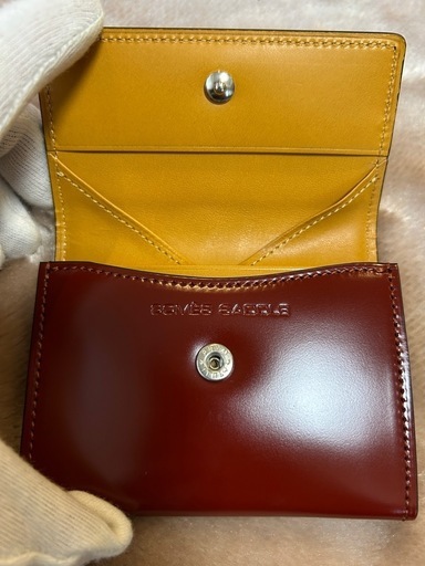 ソメスサドルコードバンカード入れ付きコインケース小銭入れスリム