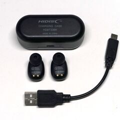 ■　HI-DISC（ハイディスク）製のワイヤレスイヤホン HDBT33BK（使用品）■の画像