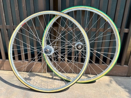 ピスト　ホイール　前後　クリンチャー　競輪