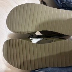 新品　リーボック　ロイヤルクラシック　カーキ　17.5 男の子の画像