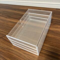 【無印良品】重なるアクリルケース・横型３段の画像