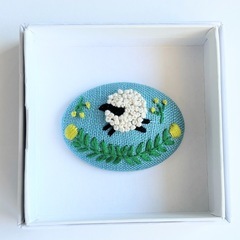 初心者向刺繍教室の画像