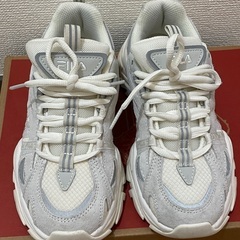 FILA INTERATION (BEG) 23センチ　美品　ダッドスニーカー スニーカーの画像