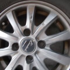 BSエコピア　2020y製造品　165/65R13　社外アルミホイール付き　の画像