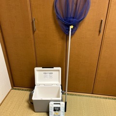 ［引渡決定］魚網とクーラーボックス セットで