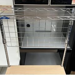 キッチンラック 幅60cm 3段 ルミナスフィール スチールラック レンジ台 幅59.5×奥行44.5×高さ155cm ☆ 札幌市 白石店 の画像
